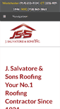 Mobile Screenshot of jsalvatoreroofing.com