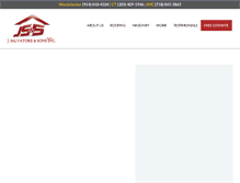 Tablet Screenshot of jsalvatoreroofing.com